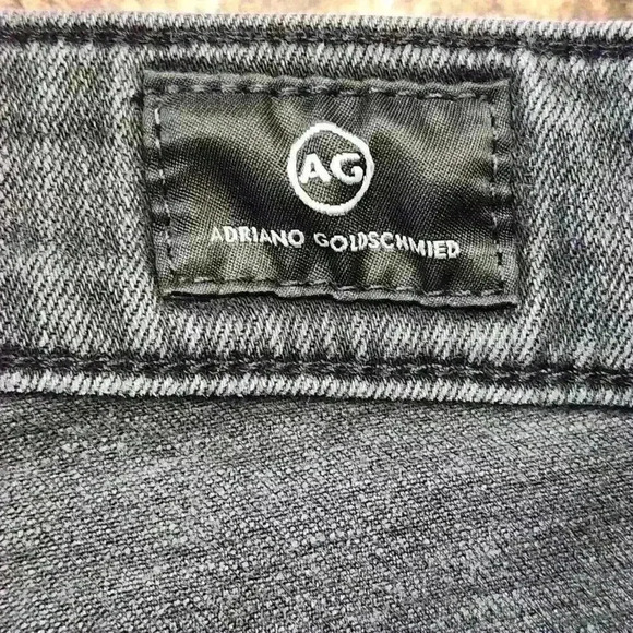 AG Adriano Goldschmied The Farrah High-Rise Skinny Black Dark Wash Jeans - Picture 8 of 9